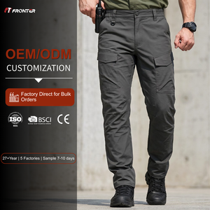 Pantalones Cargo Tácticos Fronter para Hombre, Ripstop, Resistentes al Agua, con 10 Bolsillos, Duraderos, para Exteriores, Talla Estadounidense - Product Image 1