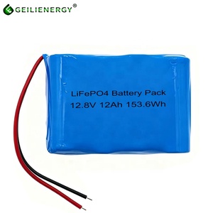 Deep Cycle 12.8V 12Ah LiFePO4 Battery Pack 12V Lithium Iron Phosphate Battery for Solar Street Light UPS &amp; Lead Acid Replacement - Product Image 2