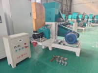 Máquina Extrusora de Palomitas de Maíz Automática de 220v, Forma de Bola, para Hacer Bocadillos Inflados, Modelo HJ-FFP40 para Uso Industrial