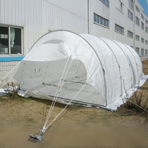 Tentes de campement portables pour réfugiés, structure tunnel, 3000 mm, imperméables et résistantes au vent, double couche, capacité 6 personnes - Product Image 6