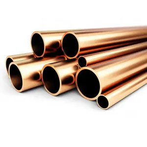 C10100 C10200 C12000 3/8 3/4 copper pipe 2-200 mm air conditioner copper tube en12735-2 for industrial aircon