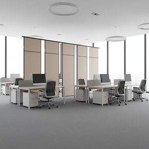 Parete Divisoria Mobile Pieghevole in MDF a Spedizione Rapida per Hotel, Sale da Ballo, Sale Espositive, Aule Scolastiche, Sale Riunioni con Isolamento Acustico - Product Image 3