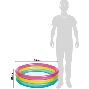 <span class=keywords><strong>Piscine</strong></span> gonflable ronde pour bébé Trans Intex 57104, fluorescente, trois anneaux - Product Image 3