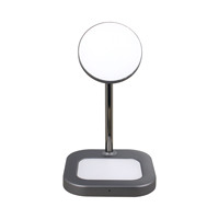 Station de charge rapide 15W Chargeur sans fil magnétique QI Support pour téléphone 12/13/14/15/16/17 pour montre écouteurs