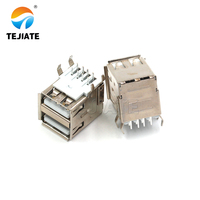 Adaptador Micro USB con conector de boca cuadrada hembra/macho tipo A/B SMD enchufe recto MICRO enchufe para conectividad óptima