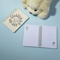 Carnet à spirales A5 A7 Kawaii, mini carnet de poche portable, papeterie pour élèves du primaire, cadeau mignon, personnalisable, vente en gros