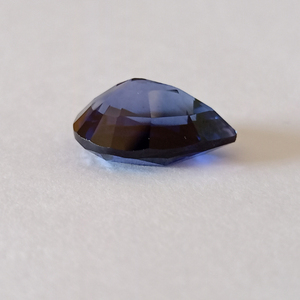 พลอยไพลินสีน้ำเงินทรงลูกแพร์เพาะเลี้ยงในห้องปฏิบัติการ คุณภาพพรีเมียม ความใสระดับบริลเลียนท์ เจียระไนอย่างประณีต เหมาะสำหรับทำเครื่องประดับ งานฝีมือ - Product Image 4