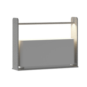 Customized Metal Flower Stand 30x30x30 Minimalist Patio Bench Outdoor Floor Standing <b>Partition</b> Rack - Product Image 1