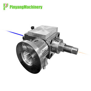 핀양 핫셀링 압출기 수동 조정 센터 크로스 헤드 70 + 50mm 이중 나사 압출 라인 크로스 헤드 - Product Image 2