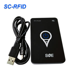 工場在庫 13.56MHz ICカード HF RFID統合リーダー ISO14443A USB ランプ付きリーダー NR80C NFC215リーダーチップ対応 - Product Image 1