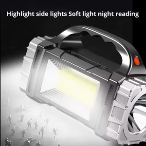 Lanterne LED portable, batterie rechargeable, lumière extérieure, 12W, lumière blanche, matériau ABS, 20000 heures d'autonomie - Product Image 3