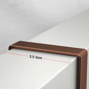 Wrought Iron Door <b>Hooks</b> Coat Rack Heavy Duty Bronze Rectangle <b>Hook</b> Type <b>Wall</b> Mount Storage Rack For Door Back Use - Product Image 3