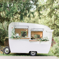 Camion de crème glacée Offre Spéciale Coffee Van Food Trailer Fast Food Cart Wedding Cart Wine Beer Mobile Bar Trailer