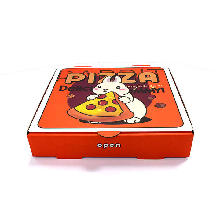 Factory Wholesale Takeaway Pizza Carton Customized logo 12 Inch Corrugated Pizza Box with logo
