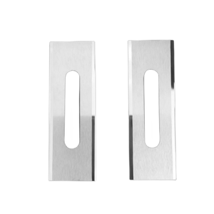 फोंक 57x19x0.4 मिमी टंगस्टन कार्बाइड स्लॉटेड रेजर ब्लेड सिरेमिक औद्योगिक स्लिटर ब्लेड फिल्म स्लिटिंग के लिए - Product Image 2