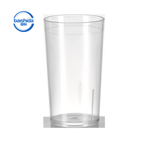 Gobelet incassable en polycarbonate transparent, réutilisable, écologique, en plastique PC, pour festivals en plein air, restauration, gobelet à jus