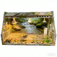 Terrarium professionnel en PVC pour reptiles, cage d'élevage intelligente thermostatée pour petits animaux, terrarium empilable pour reptiles