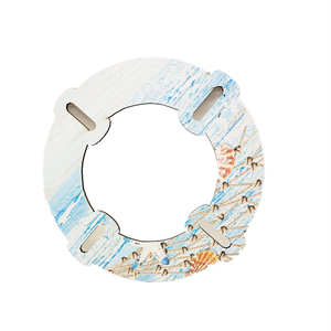 Ocean Style Home Decoration Holz Chip Boot Sämlinge Boot Hügel Segel geformt dekorativen Anhänger - Product Image 4