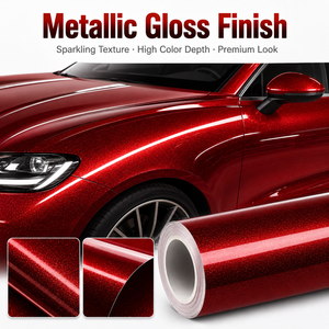 Film Vinyle Adhésif Brillant pour Voiture Effet Bonbon PET, Film de Changement de Couleur Auto Adhésif avec Technologie Air Release pour Voitures – Vente en Gros - Product Image 3