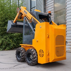 Minicargadora Compacta con Ruedas, Capacidad de Carga de 300 kg, Altura de Trabajo de 3340 mm, Enganche Rápido para Trabajos de Jardinería y Paisajismo - Product Image 3