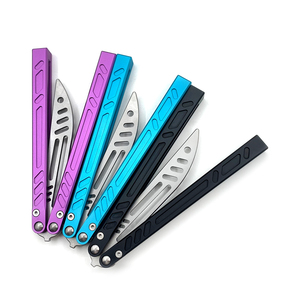 <strong>Butterfly</strong> <strong>Trainer</strong> <strong>Knife</strong> 420 Steel 6061 Aluminum Handle EDC Men's Gift Pocket <strong>Knife</strong> OEM - Product Image 5