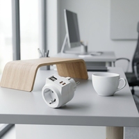 Prise murale électronique commerciale à 4 ports USB, haute qualité, durable, prix bas, vente directe usine