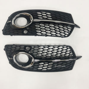 1 paire couverture de calandre de pare-chocs inférieur avant pour <span class=keywords><strong>Q5</strong></span> <span class=keywords><strong>sline</strong></span> 2014-2017, - Product Image 2