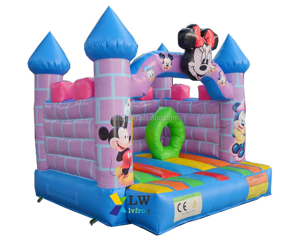 Factory Wholesale Mouse Clubhouse Bounce House Inflatable Jumping Castle Bouncy Castle for Kids With Blower