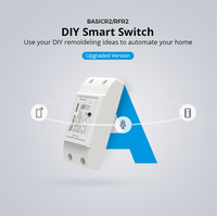 Interrupteur intelligent WiFi Sonoff Basic R2, contrôleur à distance, application EWeLink, compatible avec Alexa et Google Home B314