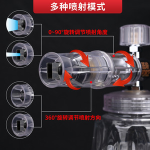 Mingou <b>Foam</b> Sprayer 8.003.42 Plastic Aluminum Car Washer High Pressure Manual Operation - Product Image 2