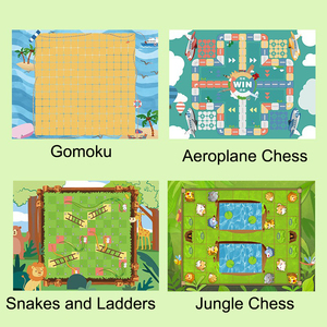 Nouveau jeu <span class=keywords><strong>d</strong></span>'échecs éducatif quatre-en-un en gros, plateau créatif multi-jeux, jouet populaire <span class=keywords><strong>d</strong></span>'éveil pour enfants - Product Image 3