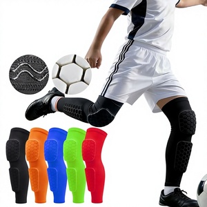 Protectores de Piernas para Niños, Doble Acolchado Anticolisión, EVA, Resistentes a Caídas, Lycra, para Fútbol y Baloncesto - Product Image 1