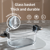 Friteuse à air chaud 4L pour une cuisson saine et croustillante avec programmes prédéfinis et arrêt automatique, idéale pour la cuisine