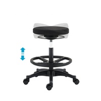 Chaise de bureau exécutive ergonomique moderne réglable avec siège à bascule, tabouret de bureau pivotant, option de position debout confortable