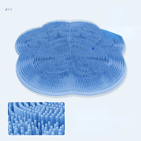 Coussin de massage pour les pieds en silicone moderne de haute qualité, antidérapant, exfoliant pour le corps, brosse de douche