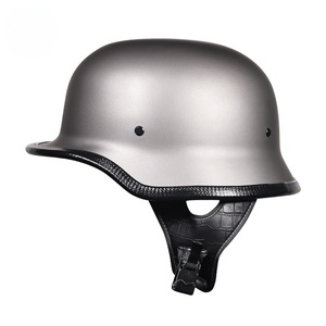 Casque allemand de <span class=keywords><strong>moto</strong></span> Hommes et femmes Casque de <span class=keywords><strong>gourde</strong></span> Cruise Motorcycle Protective Riding Breathable Light Half Helmet - Product Image 6