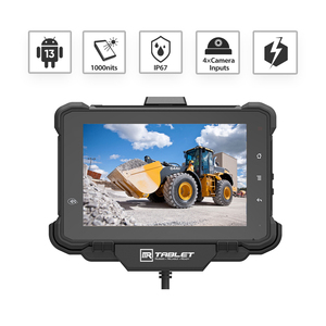 Tableta Industrial Resistente de 7 Pulgadas y 1000 Nits con Android 13, 4G, IP67, Entradas AHD, CANBUS, RJ45 para Aplicaciones de Trabajo Pesado - Product Image 1