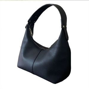 Women's Versatile <b>Handbag</b> Shoulder Bag Korean Simple Dumpling Style <b>Small</b> Size Soft Handle Zipper Cross-Border New PU Tanjing - Product Image 5
