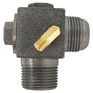 Clapet anti-retour vertical en fer 33x33x10mm à double port avec trou latéral pour compresseur d'air -001 - Product Image 1