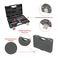 Juego de Puntas para Llave Dinamométrica de 1/4'', 21 Piezas, 2-24 Nm, Métrico, Aleación de Aluminio, Alta Calidad, Estuche Rígido, Herramienta Manual para Mantenimiento del Hogar, OEM