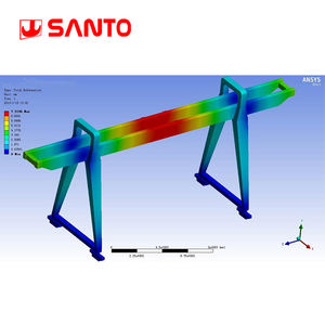 رافعة جسرية مثبتة على السكك الحديدية بحمولة 40 طن، رافعة مزدوجة العارضة MG بحمولة 50 طن و80 طن و100 طن، رافعة جوليات للخدمة الشاقة للبيع - Product Image 2