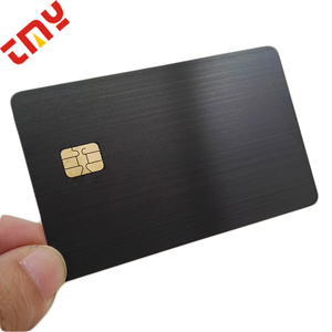 Personalizado Metal de aleación de titanio Chip inteligente de débito Visa NFC <span class=keywords><strong>tarjeta</strong></span> de crédito <span class=keywords><strong>tarjeta</strong></span> de negocios - Product Image 1