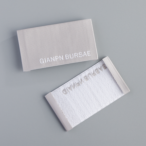 Custom Clothing <strong>Label</strong> Fabric <strong>Jeans</strong> Brand <strong>Label</strong> Garment <strong>Labels</strong> - Product Image 2