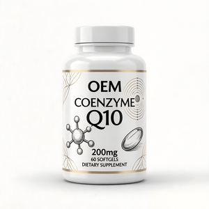OEM ODM โคเอนไซม์ คิวเท็น ซอฟต์เจล 200 มก. 60 แคปซูล บรรจุภัณฑ์แบบขายส่ง รับผลิตแบรนด์ส่วนตัว - Product Image 1