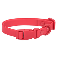 Étiquette personnalisée en PU avec lettres perlées, résistante, imperméable et réglable, pour accessoires de collier de chien