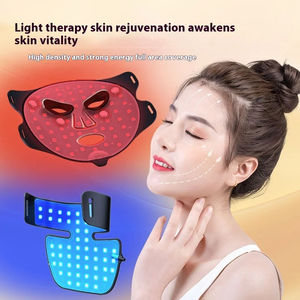 Máscara de Belleza Explosiva con Luz Azul Infrarroja Cercana, Máscara de Fotones <span class=keywords><strong>LED</strong></span> de Silicona, Terapia de Luz Roja para el Hogar, Artefacto para el Cuidado de la Piel - Product Image 3