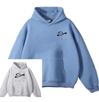Sudadera con Capucha Extra Grande de Alta Calidad, Tejido de Felpa, Manga Larga, Impresión con Logotipo Personalizado, YKH 350GSM, Gruesa, Colorida, para Hombre