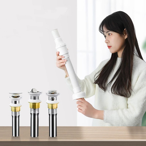 Bacino caldo doccia capelli protezione Anti intasamento collettore per capelli scolapiatti p trappola e vasca in ottone scolapiatti lavabo - Product Image 5