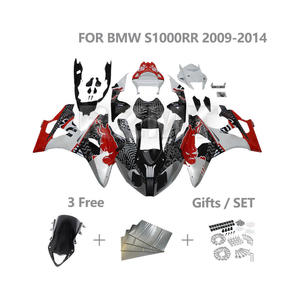 Pour BMW S1000RR HP4 2009-2014 2010 2011 2012 Carénages de moto Kit de carénage personnalisé Kit complet de carrosserie ABS Injection B1012-3005b - Product Image 1
