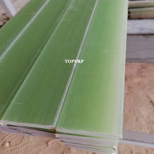 Construction transparente/translucide durable de barre plate d'époxy de fibre de verre FRP Service de coupe de finition lisse de haute résistance inclus - Product Image 1